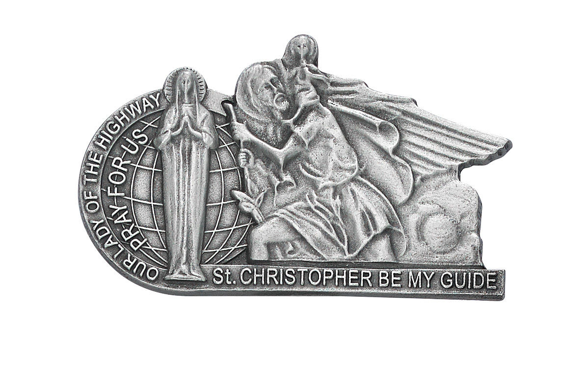(VC-544S) VISOR CLIP, ST CHRISTOPHER