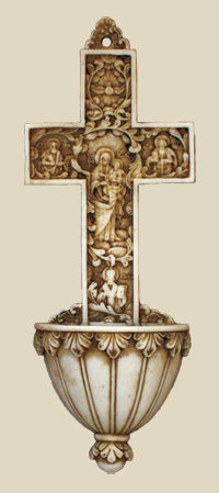 AF-2222-A True Church Cross fuente en 9 pulgadas