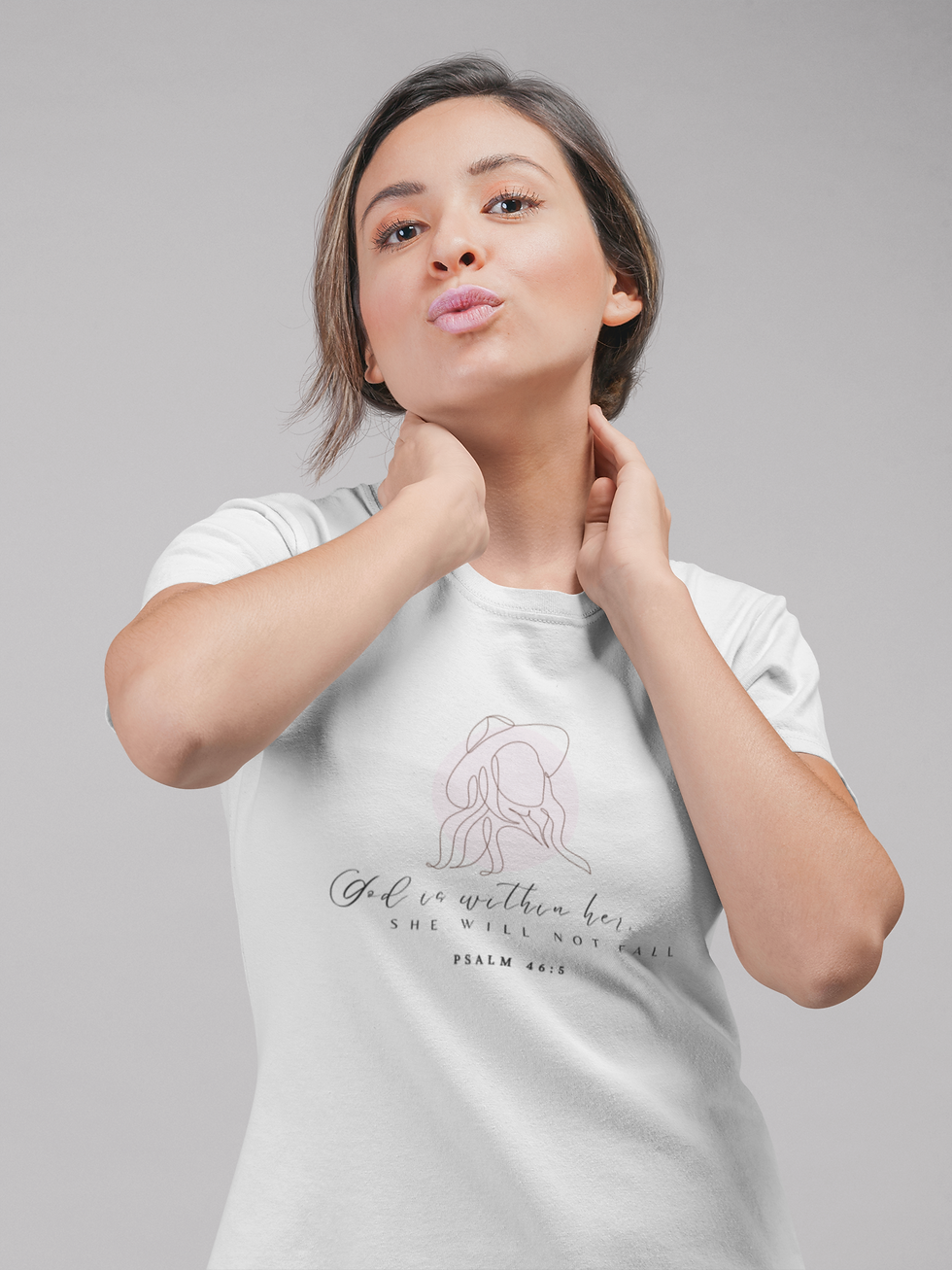 Thumbnail: Boho Psalm 46:5 T-Shirt | Christian T-Shirt Designs