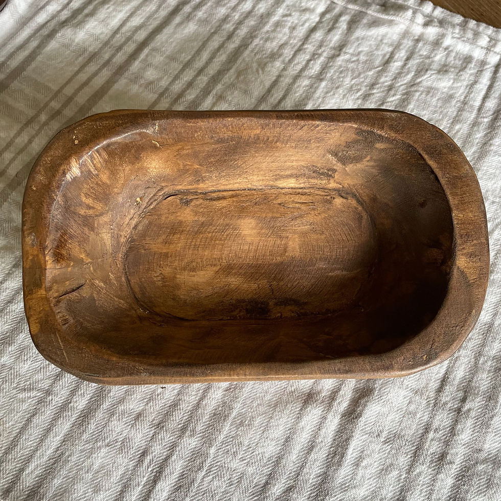Thumbnail: Wood Bowl | Wooden Bowl | Potpourri | Small Mini Dough Bowl
