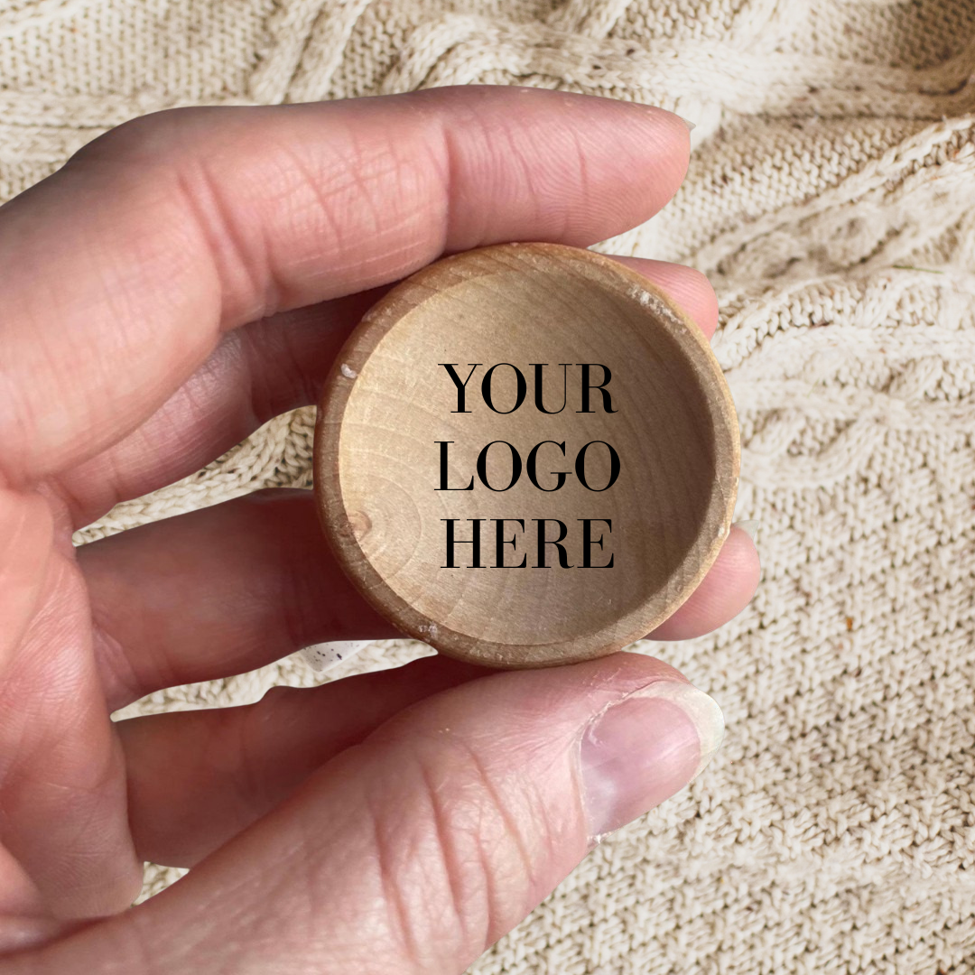 Custom Pocket Fidget | Logo Wooden Fidget | Sensory Worry Stone