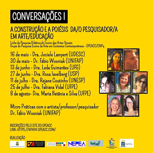 Conversações I A Construção e a Poiesis do(a) Pesquisador(a) em Arte/Educação