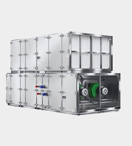 La CTA Ventus Modulaire est conçue pour s’adapter à tous les projets de ventilation et de climatisation, des bâtiments tertiaires aux sites industriels. Grâce à sa conception 100 % modulaire, elle permet une configuration sur mesure, avec un large choix de sections : ventilation, chauffage, refroidissement, humidification, récupération d’énergie et filtration.

Équipée de ventilateurs EC haute performance et d’échangeurs de chaleur à roue thermique, contre-courant ou à plaques, elle garantit un rendement énergétique élevé, avec une récupération d’énergie pouvant atteindre 92 %.
Sa structure robuste, isolée et étanche, répond aux normes les plus strictes (EN 1886) et assure une durabilité optimale dans toutes les conditions d’exploitation.

Facile à entretenir et compatible avec les systèmes de gestion technique (BMS), la Ventus Modulaire offre une solution flexible, performante et durable pour optimiser le confort intérieur et réduire la consommation énergétique.