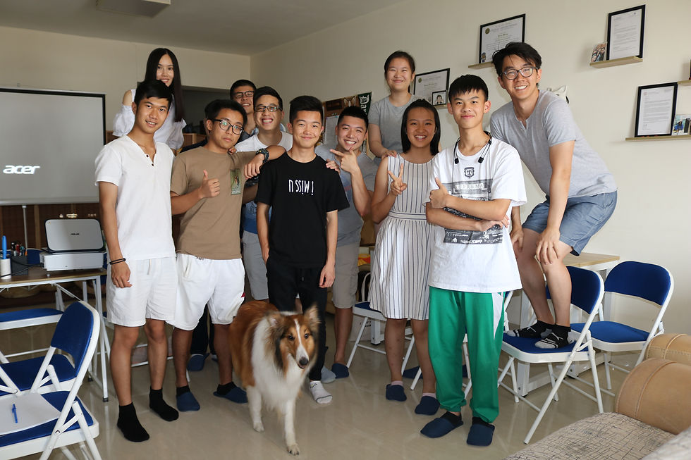 This group shot commemorates another successful summer for KKA's community service club!
