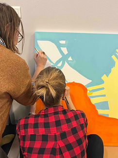 fresque participative Ircem Jolie galerie