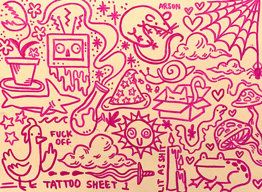 Flash Sheet on Fake skin