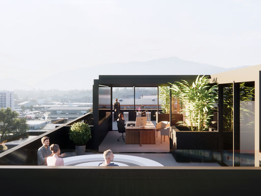 Le 35 Geneva Serviced Office - Rooftop office with private terrace