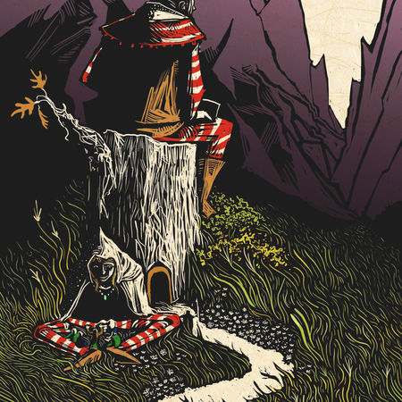 Woodblock, Illustration, Digital Art, Fantasy, Childrens Art, 