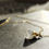 Thumbnail: raw clear quartz gemstone necklace
