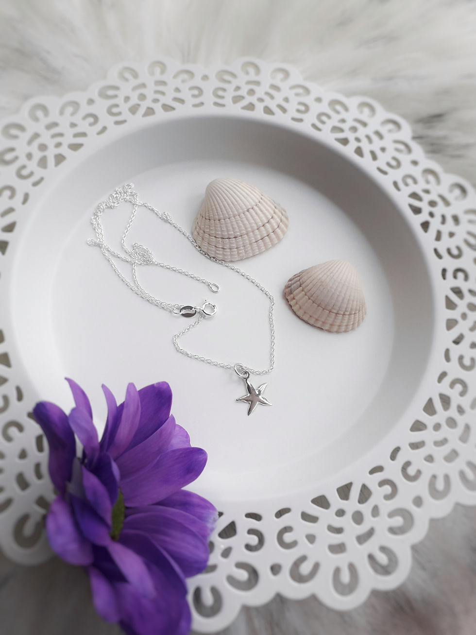 Thumbnail: Bini Chohan - Sterling Silver Starfish Necklace