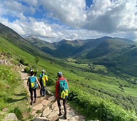 A mountain scene