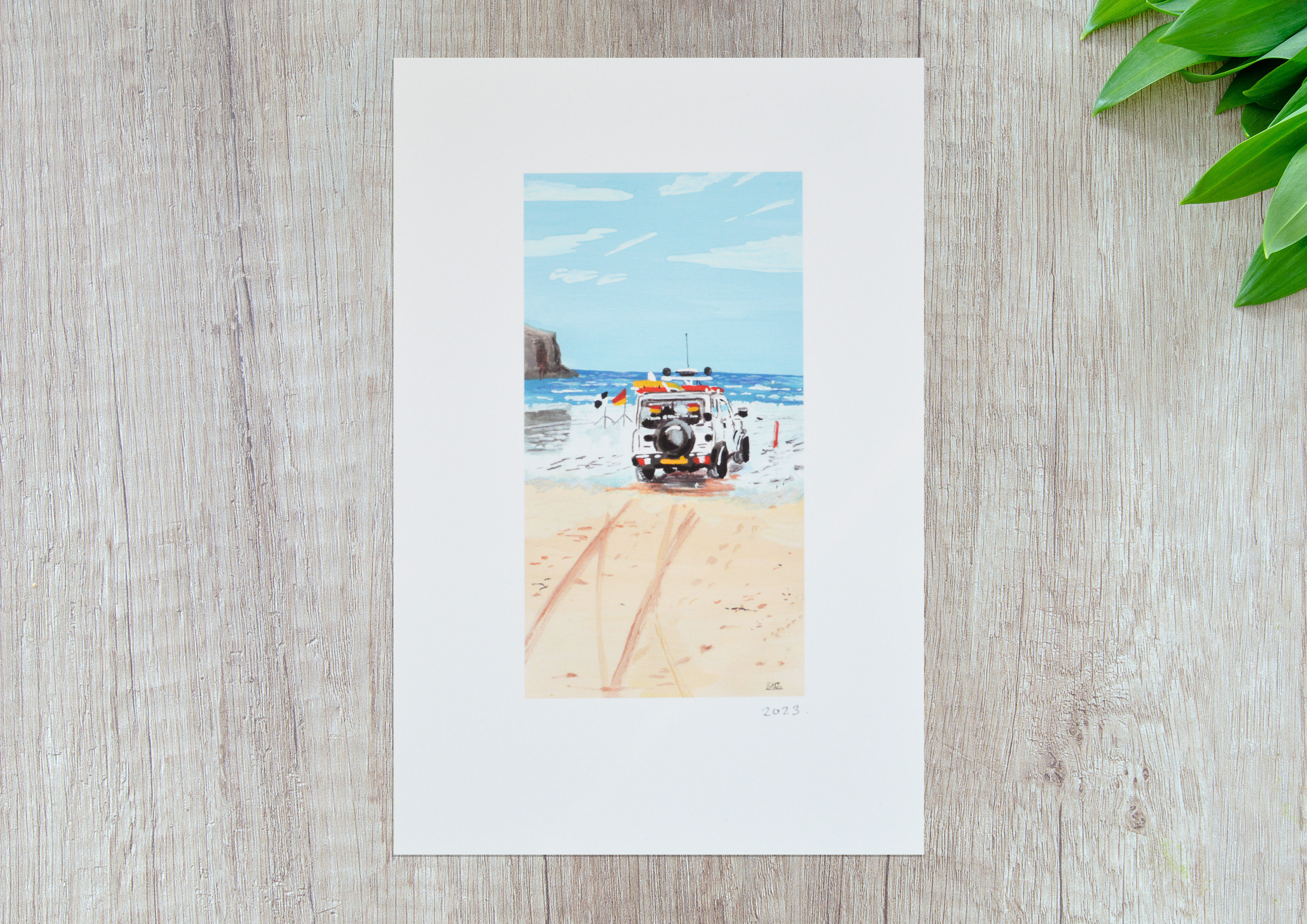 Beach Print, Seaside Art Print ~ A5 Print