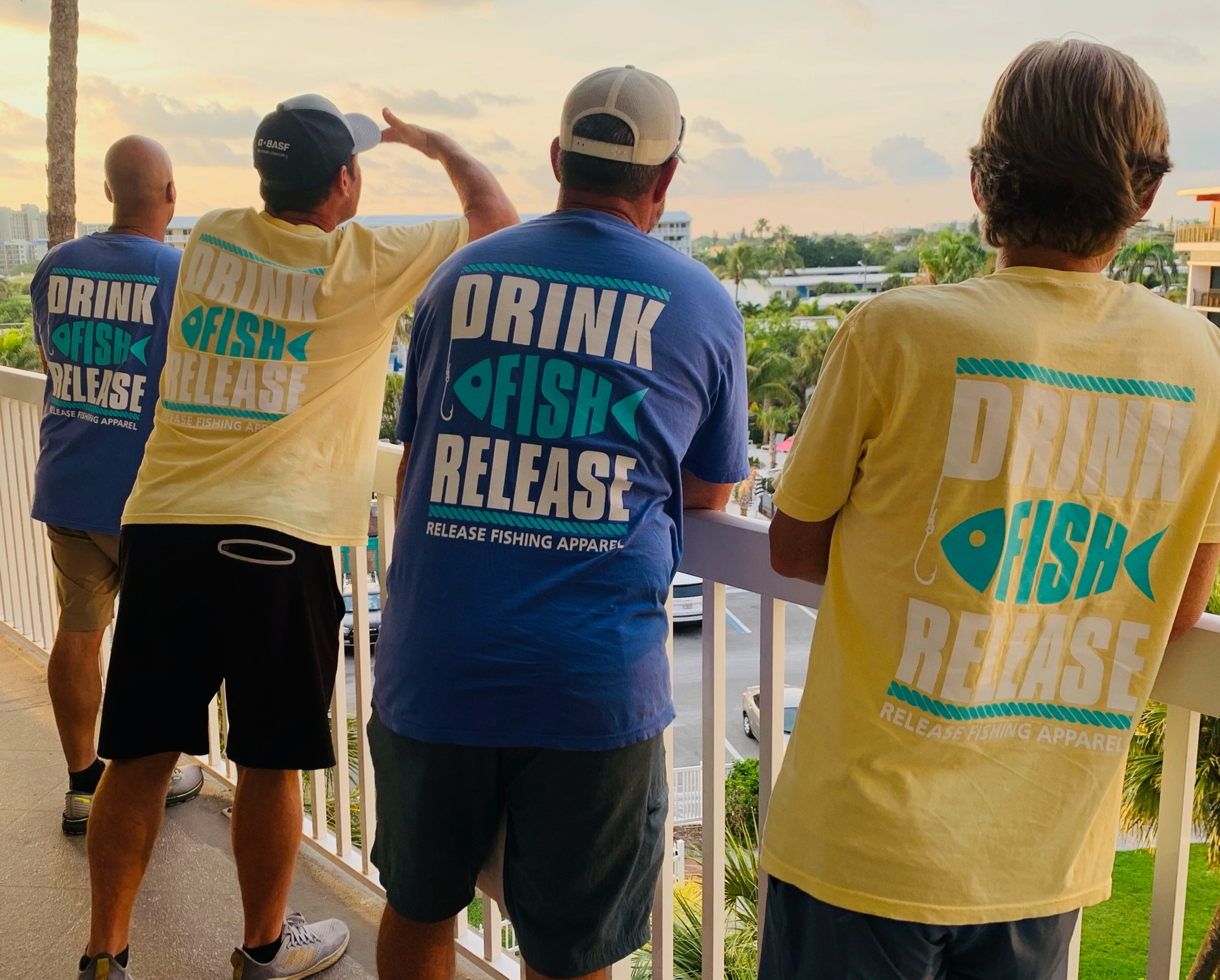 Drink Fish Release Cotton T-Shirt