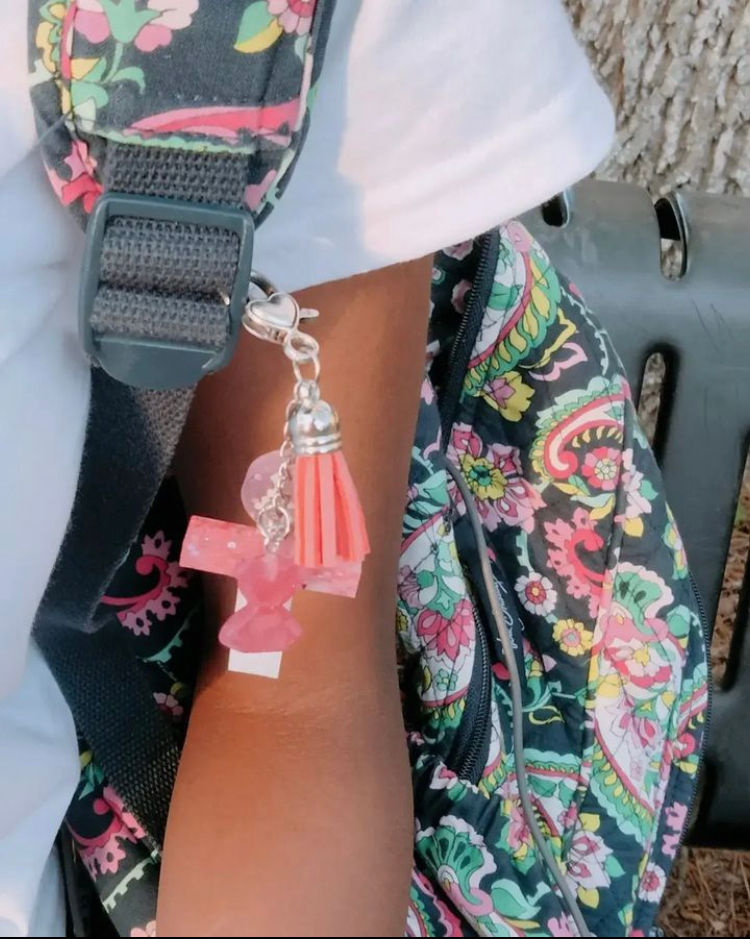 Thumbnail: Letter Epoxy Keychain-Custom