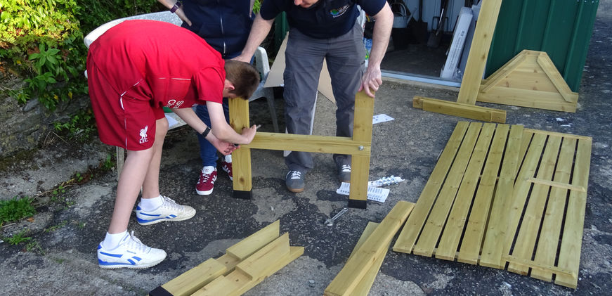 Youth club Bench assembly