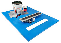 Maxxus Linear Wetroom Kit for Microcement Floors