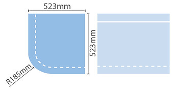 York Seat Radius End Small