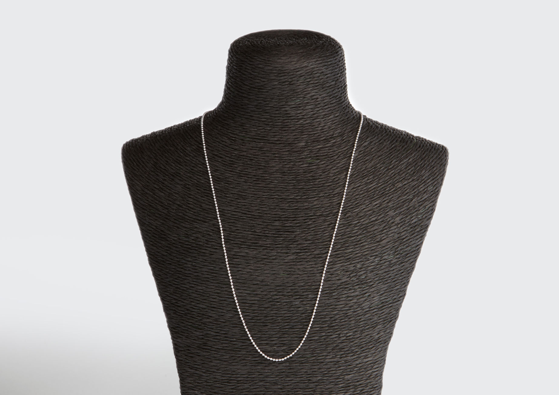 Kugelkette Silber rhodoniert