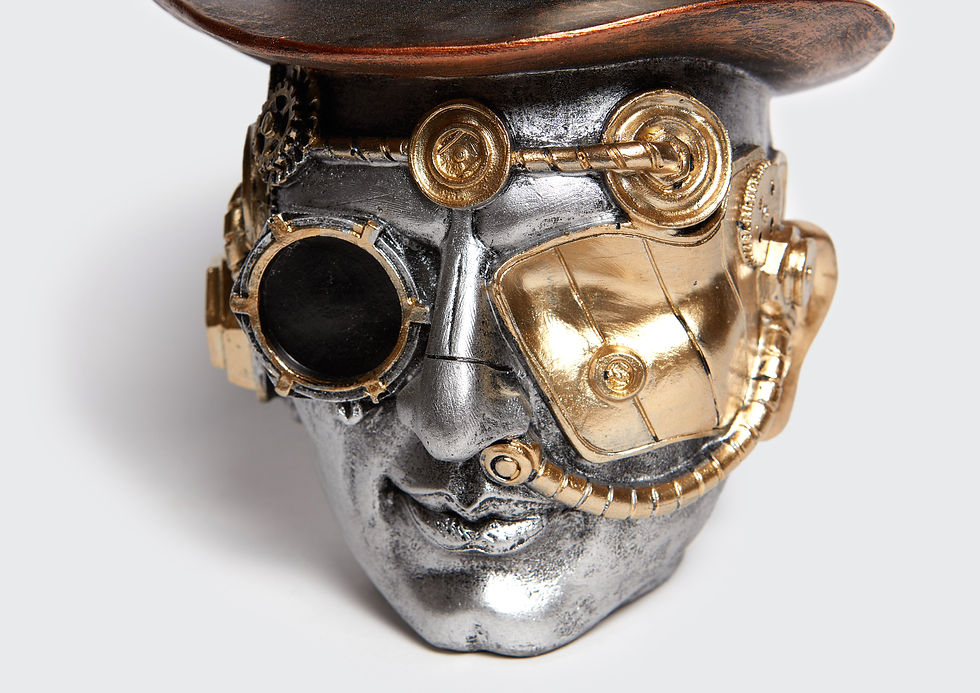 Miniaturbild: Skulptur “Steampunk Male