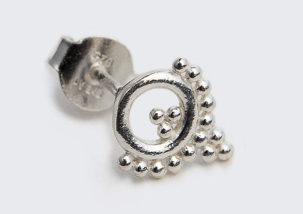 Miniaturbild: Tropfen Ohrstecker 10x8  mm