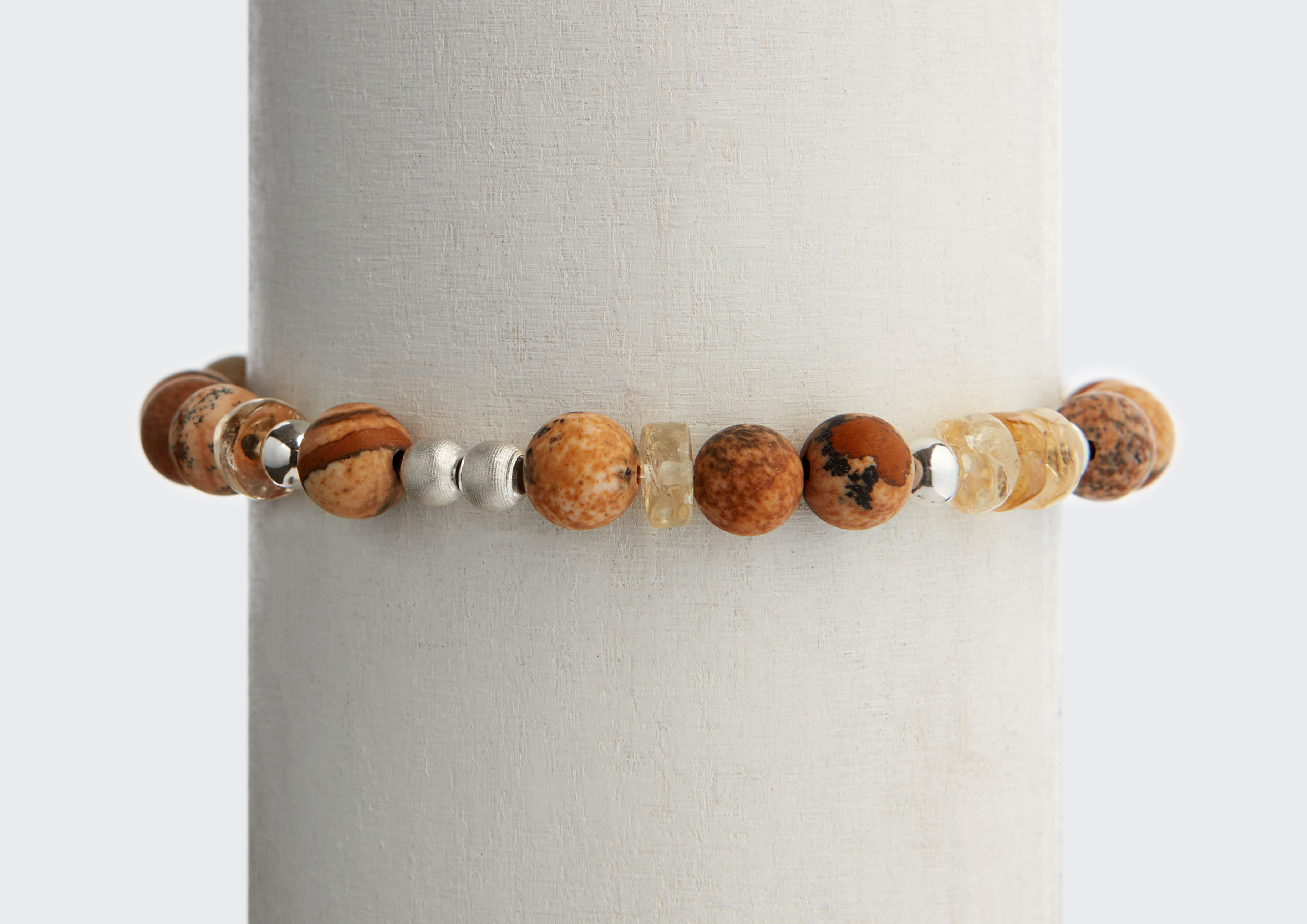 "Live Love" Stein Armband