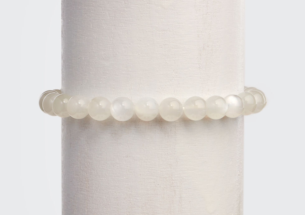 Thumbnail: Armband Mondstein weiss