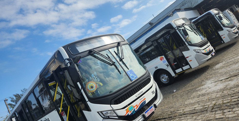 Novos ônibus Salineira