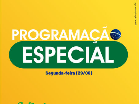 Horários especiais (Segunda-Feira - 29/06)
