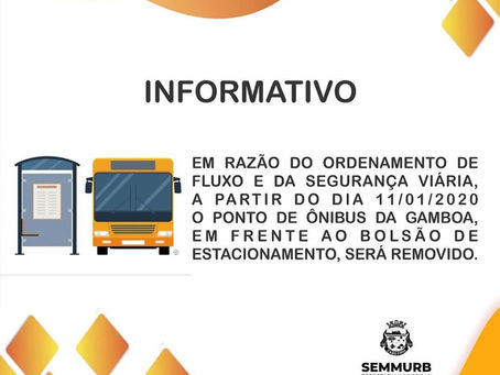 COMUNICADO DA SECRETARIA DE MOBILIDADE DE CABO FRIO