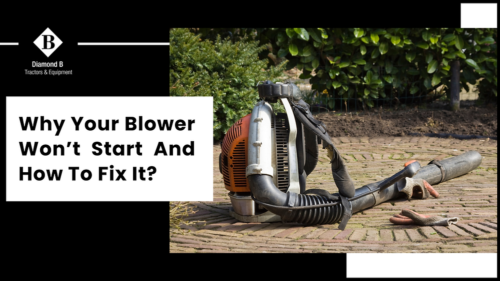 Why Your Blower Won’t Start And How To Fix It?