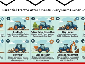 10 Essential Tractor Attachments Every Farm Owner Should Have