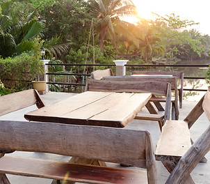Outdoor Wooden Seating