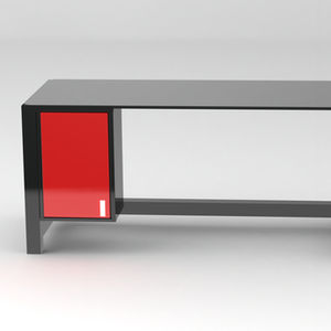 Work Desk with Storage Compartment