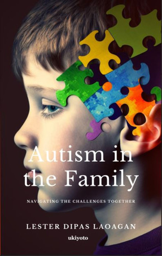A family portrait with a child whose eyes reflect deep thought and quiet joy, symbolizing the unexpected blessings of autism in family life