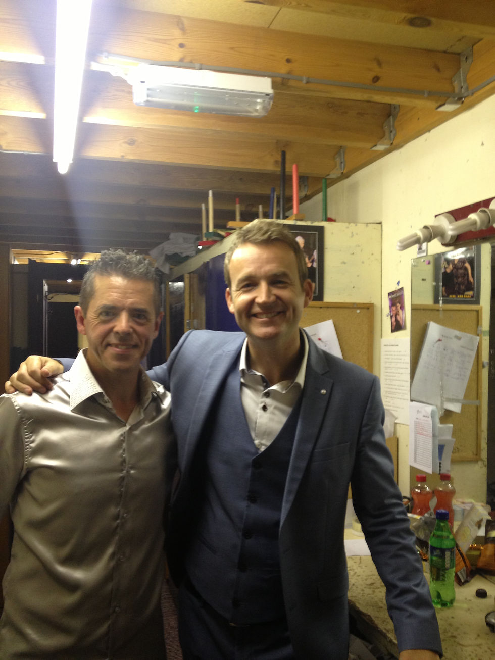 Mark with John Clegg (BGT)