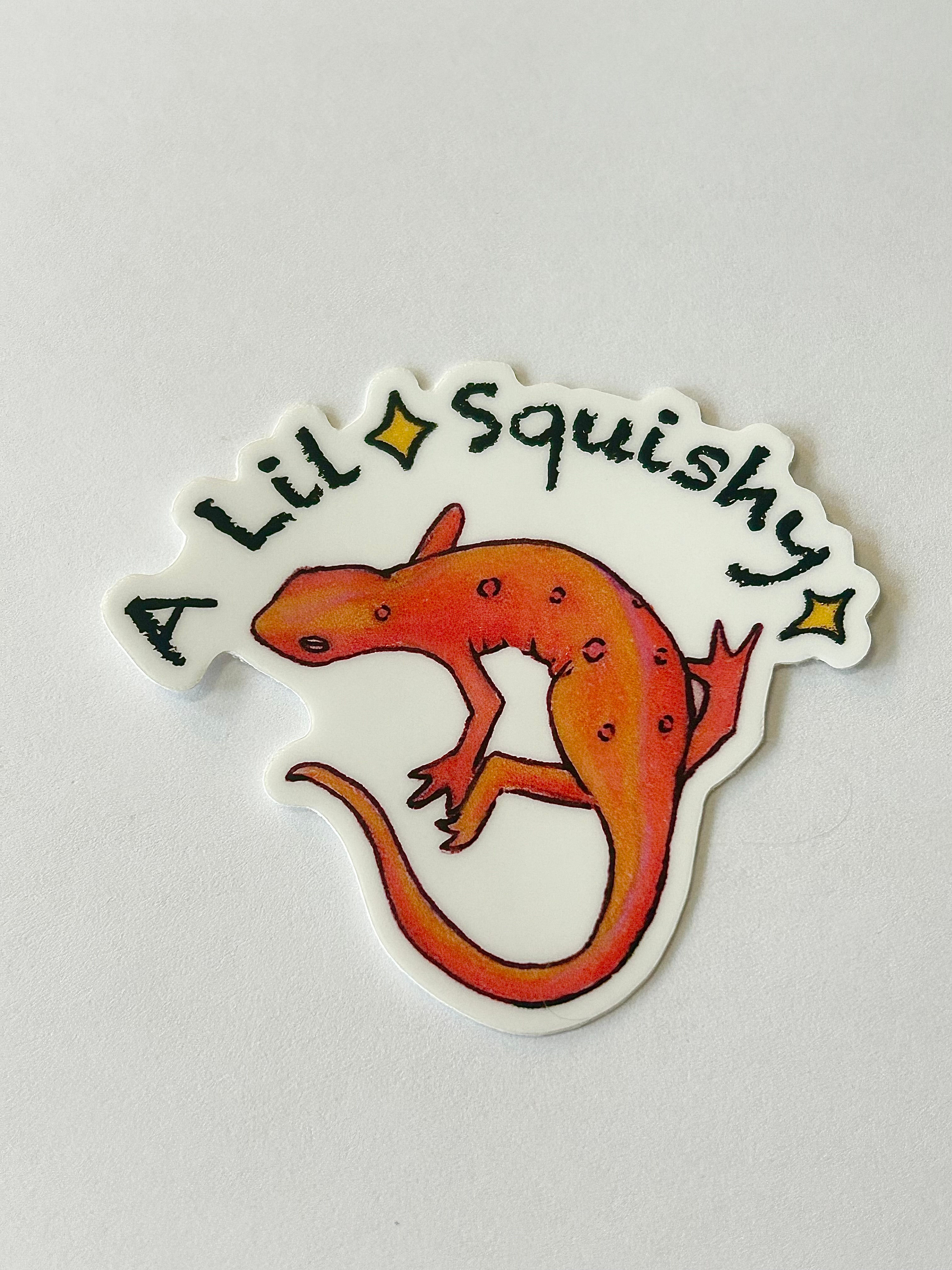 Squishy Newt Sticker