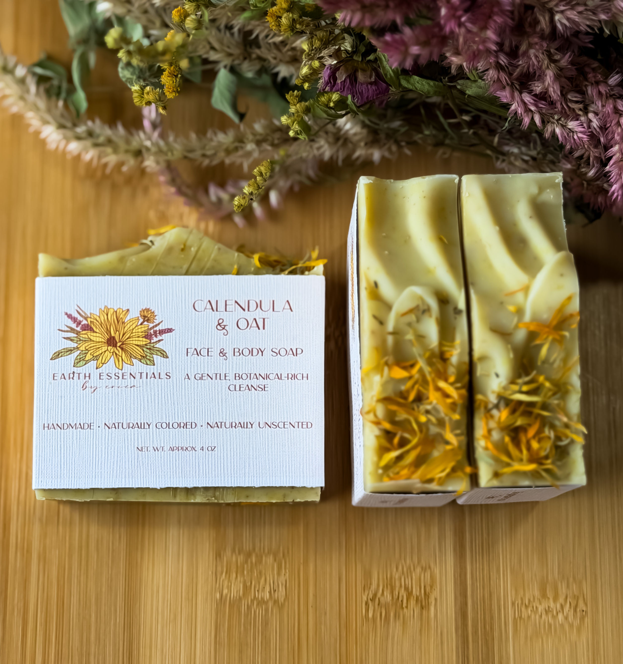 Gentle Calendula & Oat Soap