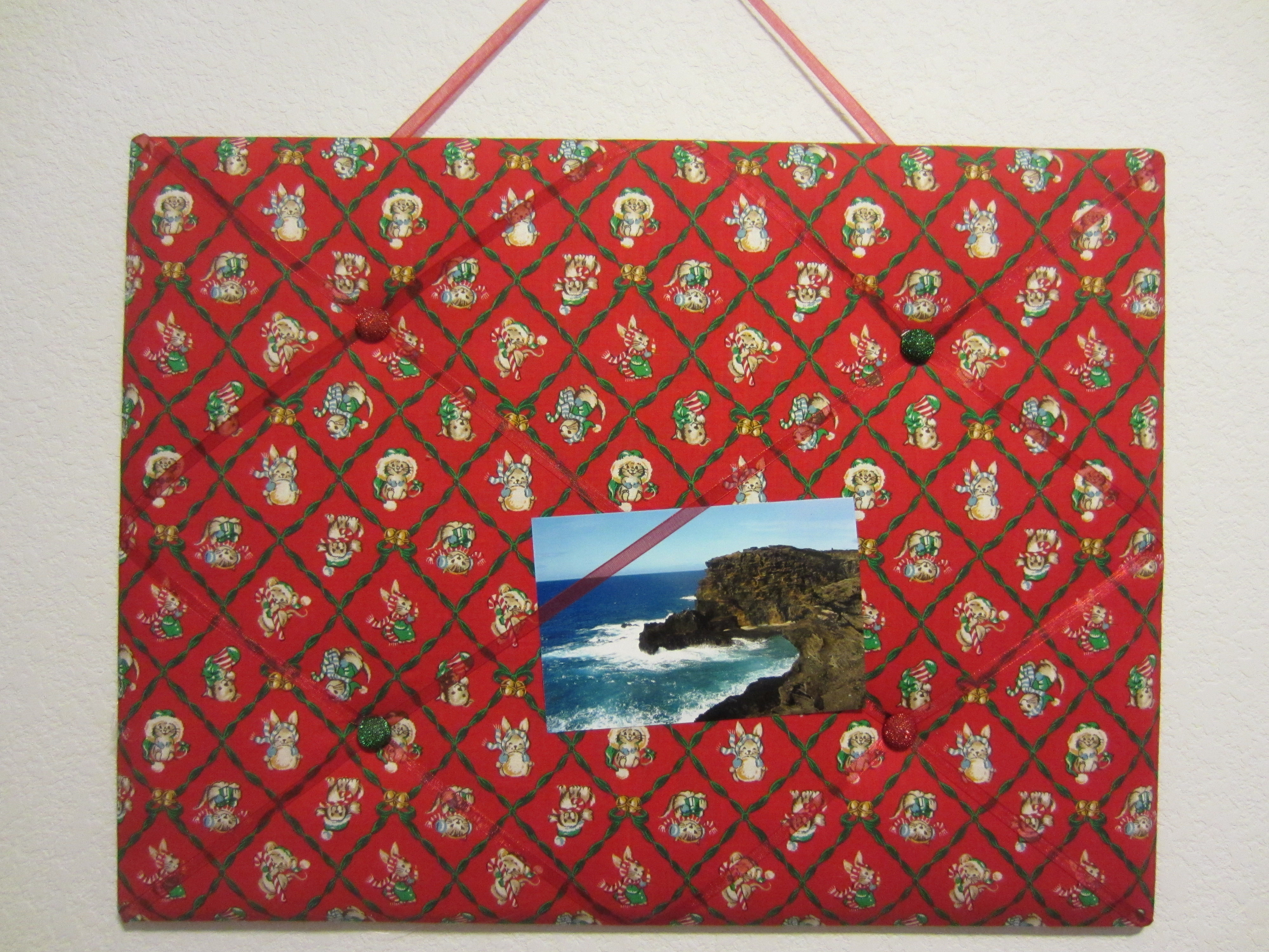 Christmas Critters with Red Ribbon