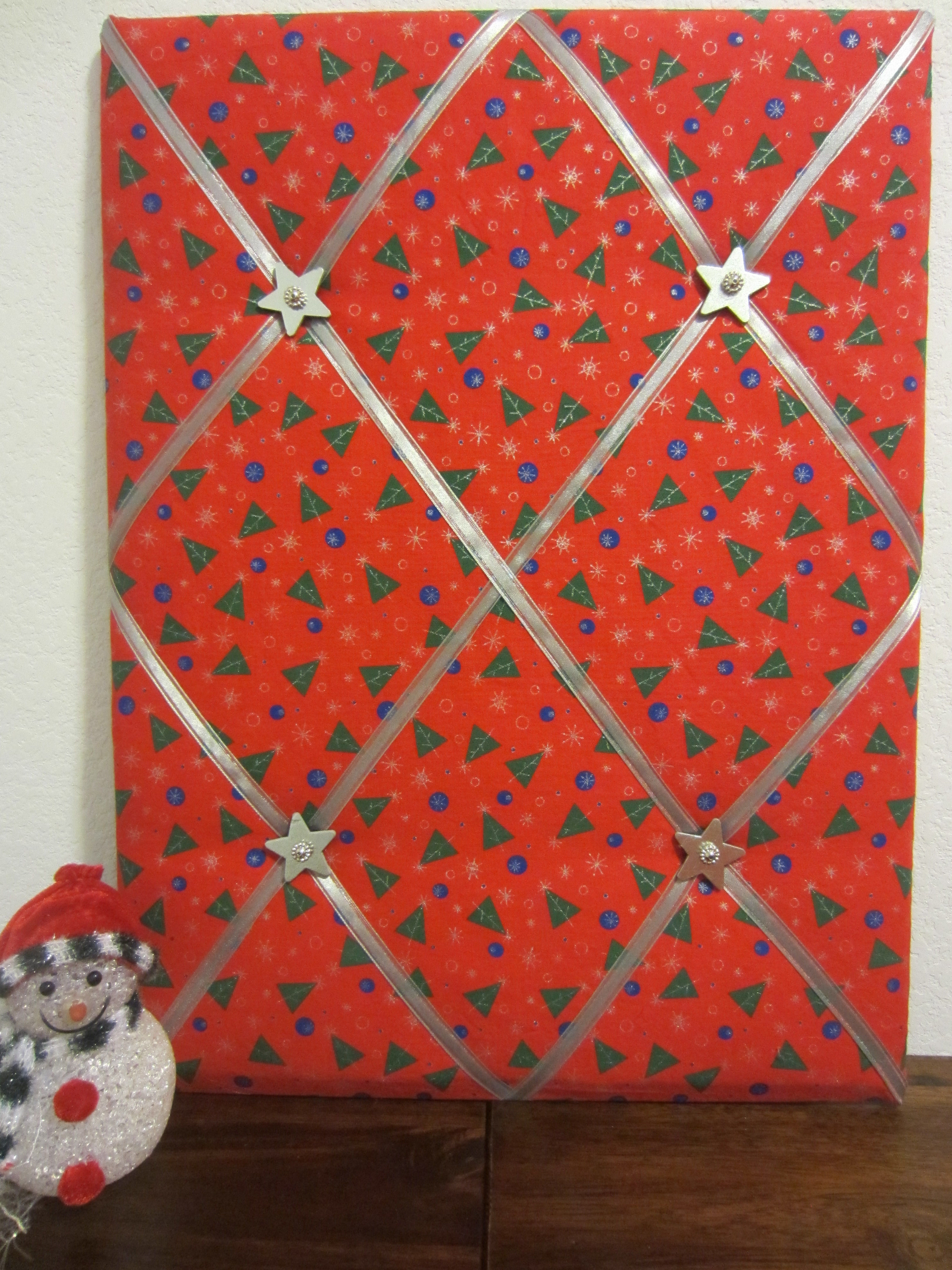 Festive Trees with Silver Ribbons