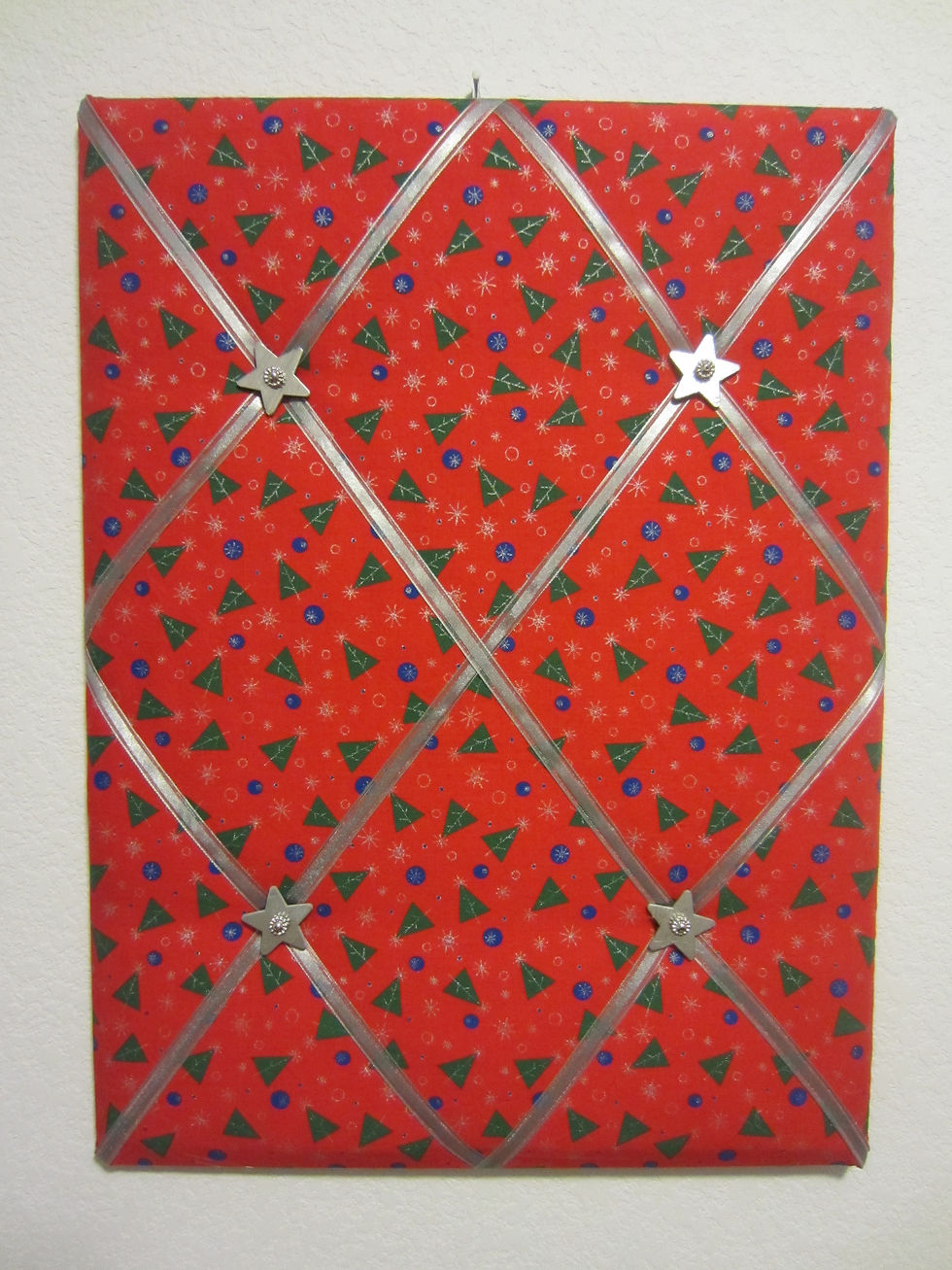 Thumbnail: Festive Trees with Silver Ribbons