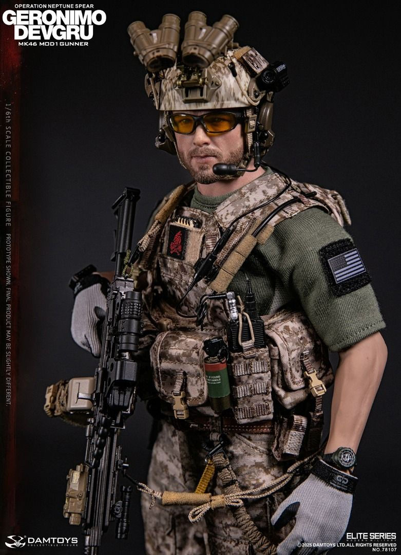 DAMTOYS 78107 DEVGRU Operation Neptune Spear GERONIMO MK46