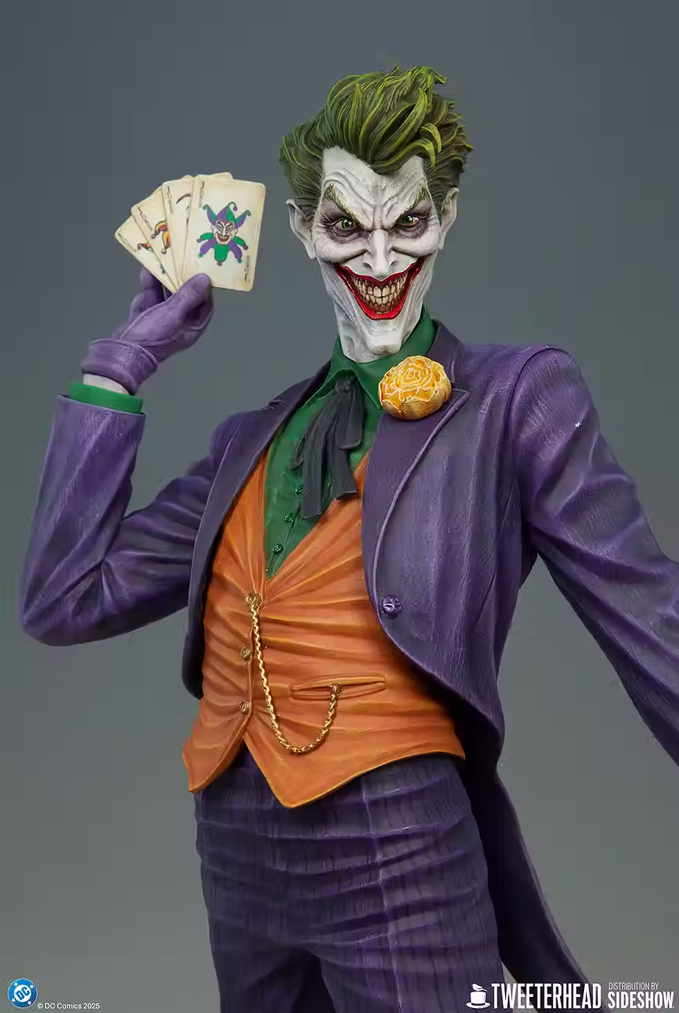 Thumbnail: Sideshow 9030192 The Joker Quarter Scale Maquette by Tweeterhead 5