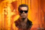 PureArts Terminator 2 : T-800 Model 101 Battle Damaged 1/1 Scale Art Bust