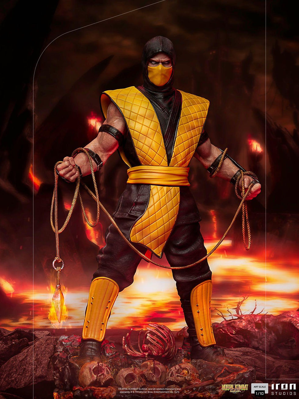 Thumbnail: Iron Studios Mortal Kombat 1/10 Art Scale Scorpion Statue