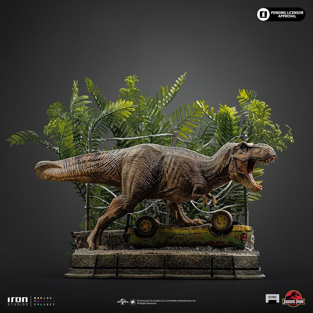 Iron Studios T-Rex Breakout Set A - Jurassic Park - Icons