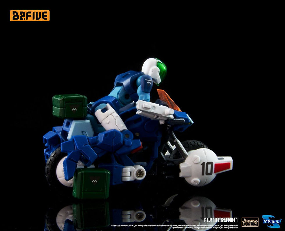 Thumbnail: Toynami Robotech Mospeada 1/28 Transformable VR-041H Saber Cyclone Lance Belmont