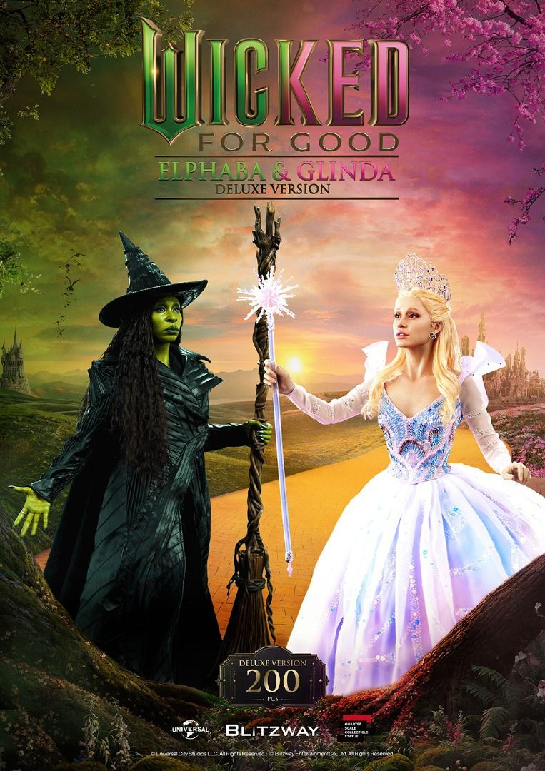 BLITZWAY Wicked 2 : For Good - Elphaba and Glinda 1/4 Statue (Deluxe)