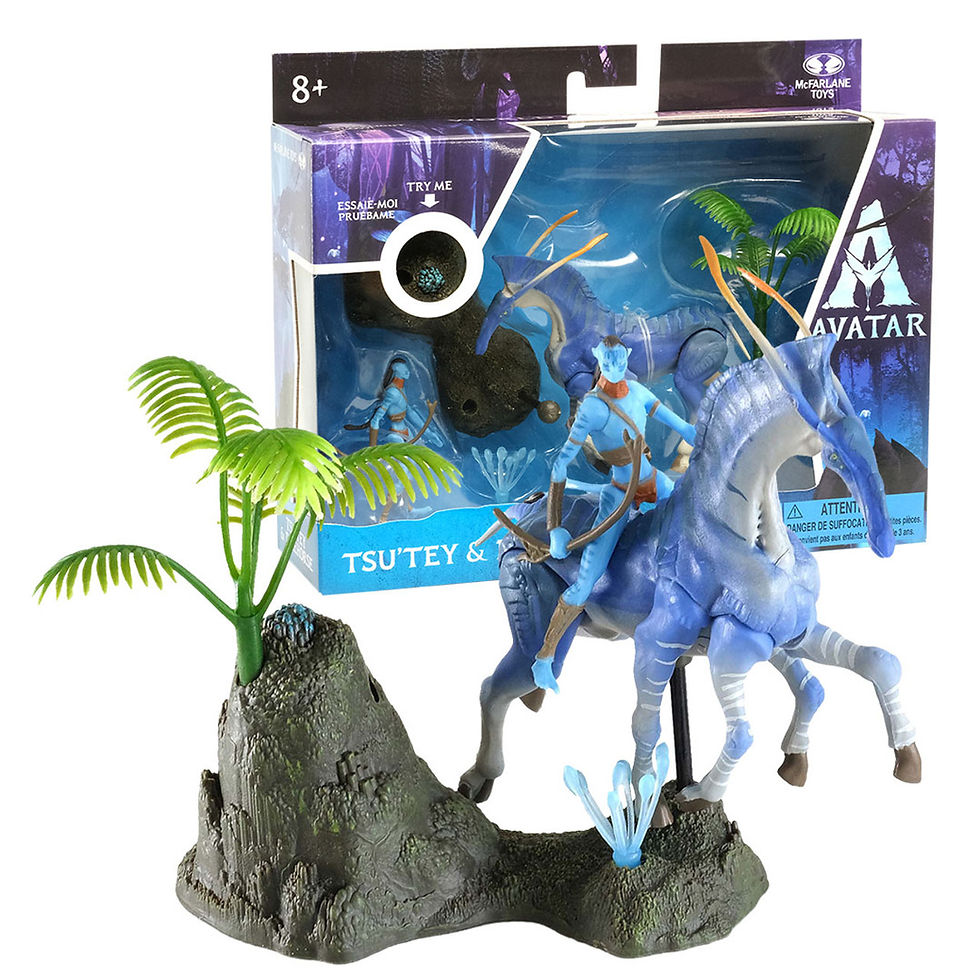 Action Figure McFarlane Avatar – Tsu'tey E Cavallo Direhorse – Scala 10 Cm – Bioluminescente