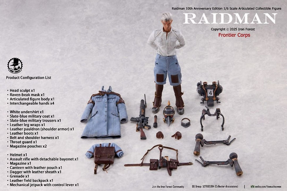 Thumbnail: Iron Forest TSL201501 Frontier Corps Raidman 10th Anniversary Edition 9