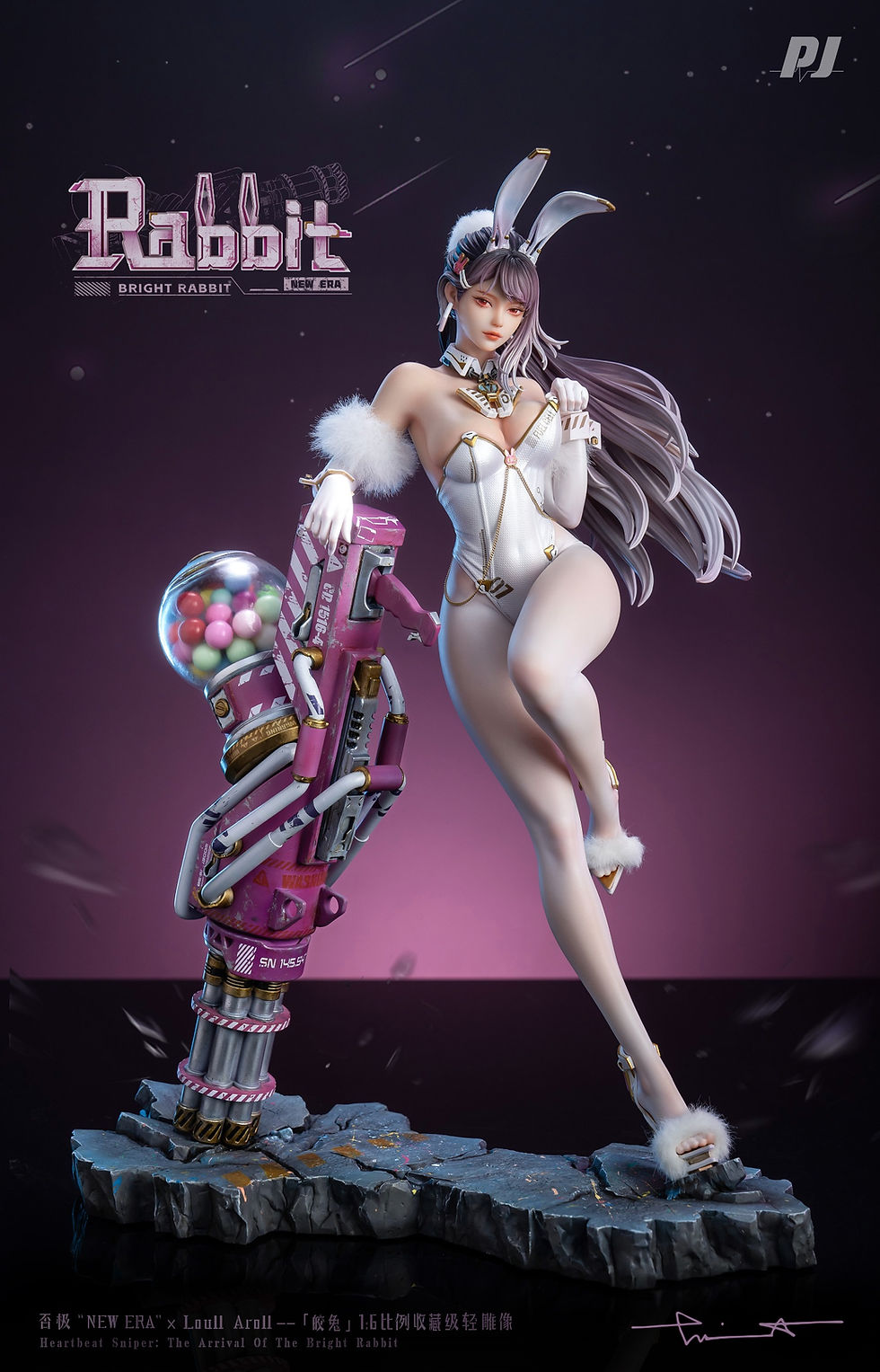 PIJI Studio x Loull Aroll - Bright Rabbit 1/6 Statue 否极